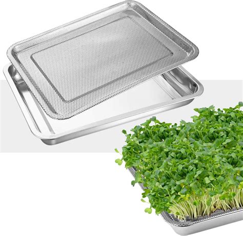 stainless steel sprouting trays